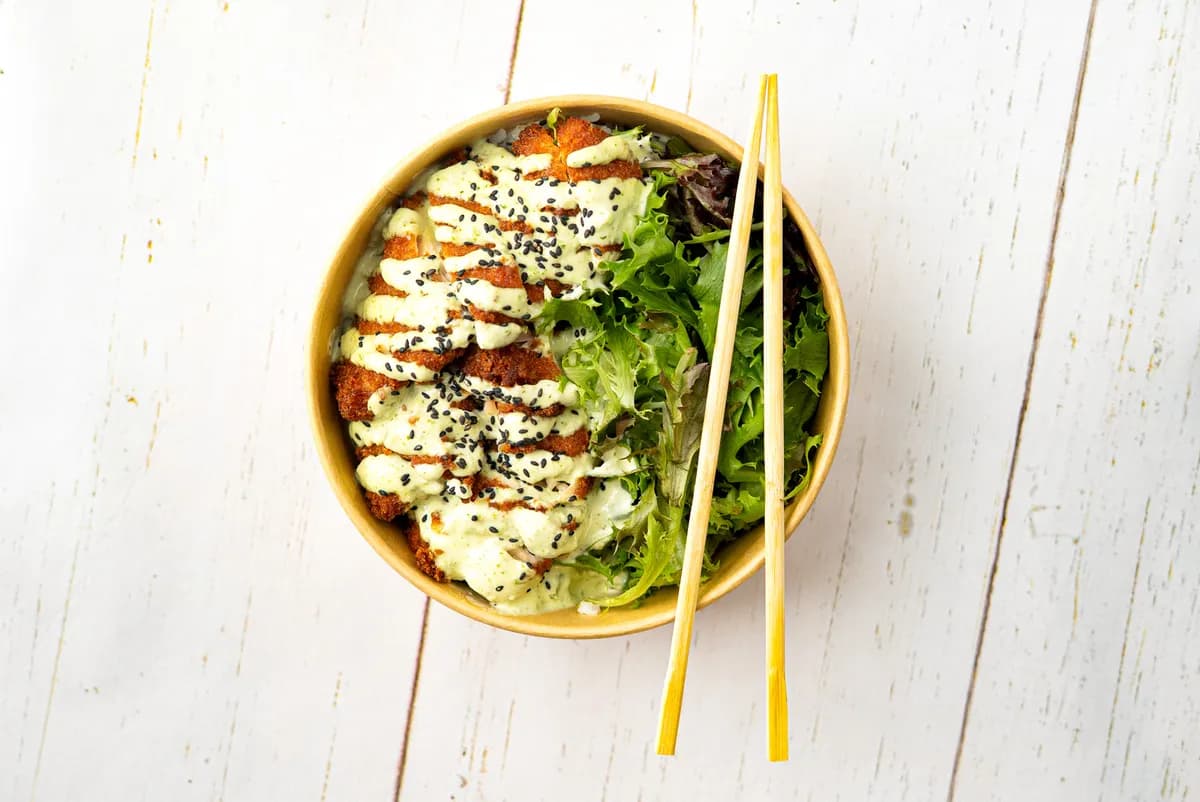 Jalapeño Herb Aioli Crispy Chicken — Bowls of Rice